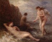 Henri Fantin-Latour Au bord de la mer Spain oil painting artist